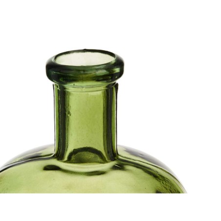 BOTELLA ANCHA JARRON VERDE VIDRIO