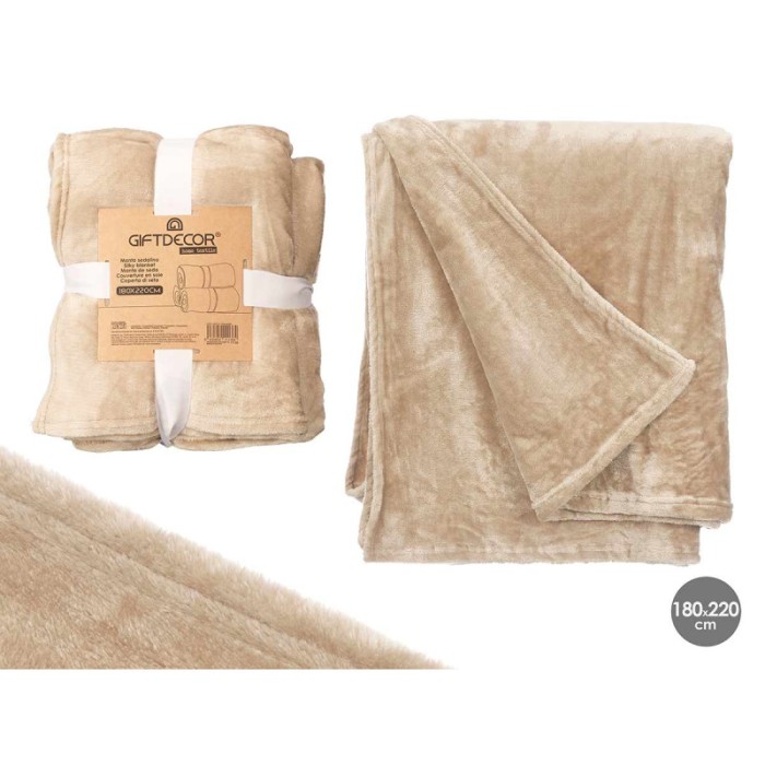 MANTA MARRON 180X220 SEDALINA 