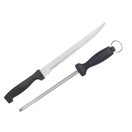 SET CUCHILLO JAMONERA Y AFILADOR