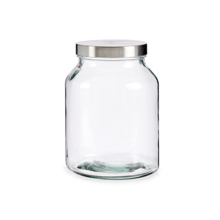 TARRO 3 LITROS VIDRIO TAPA METAL /8