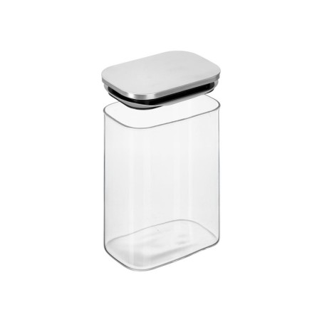 TARRO 1.4 L BOROSILICATO RECTANGULAR TAPA ACERO /12