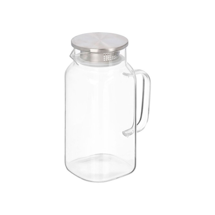 JARRA BOROSILICATO 1.5 L CUADRADA