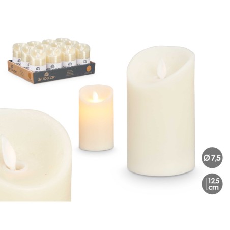 VELA LED CREMA MEDIANA