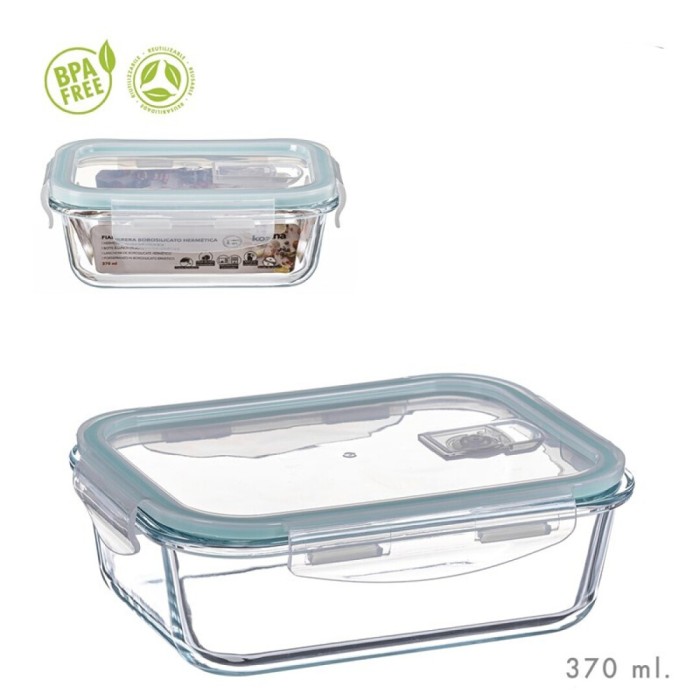 FIAMBRERA 370ML BOROSILICATO HERMETICA RECTA