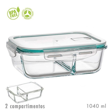 FIAMBRERA DOS COMPARTIMENTOS 1040 ML 