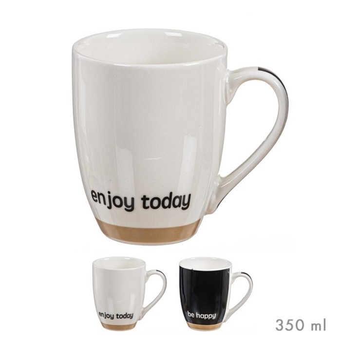 MUG ENJOY/BE HAPPY 350 ML