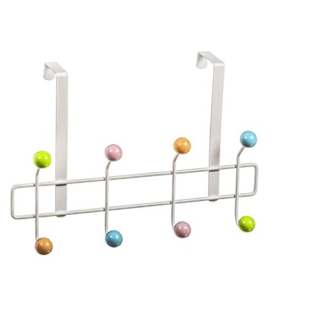 PERCHERO PUERTA 8 POMOS BOLAS DE COLORES