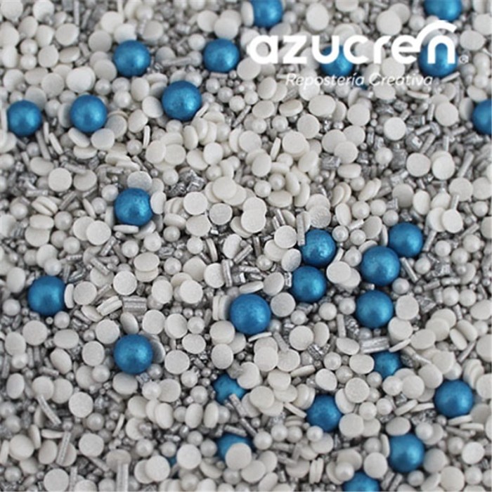 90GR PLATA AZUL BLANCO AZUCAR