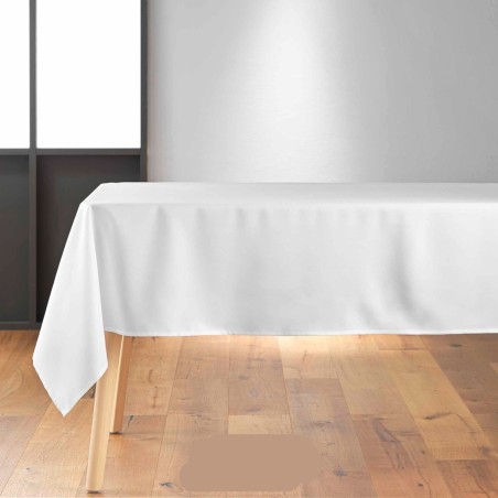 MANTEL BLANCO ANTIMANCHAS 140X 250CM