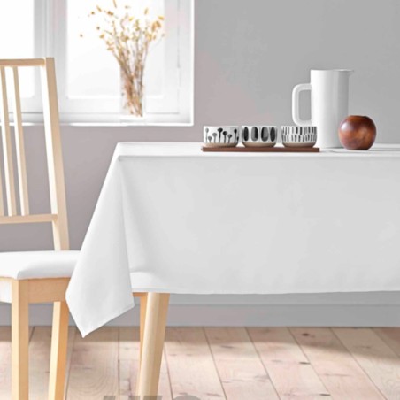 MANTEL BLANCO ANTIMANCHAS 140X 250CM
