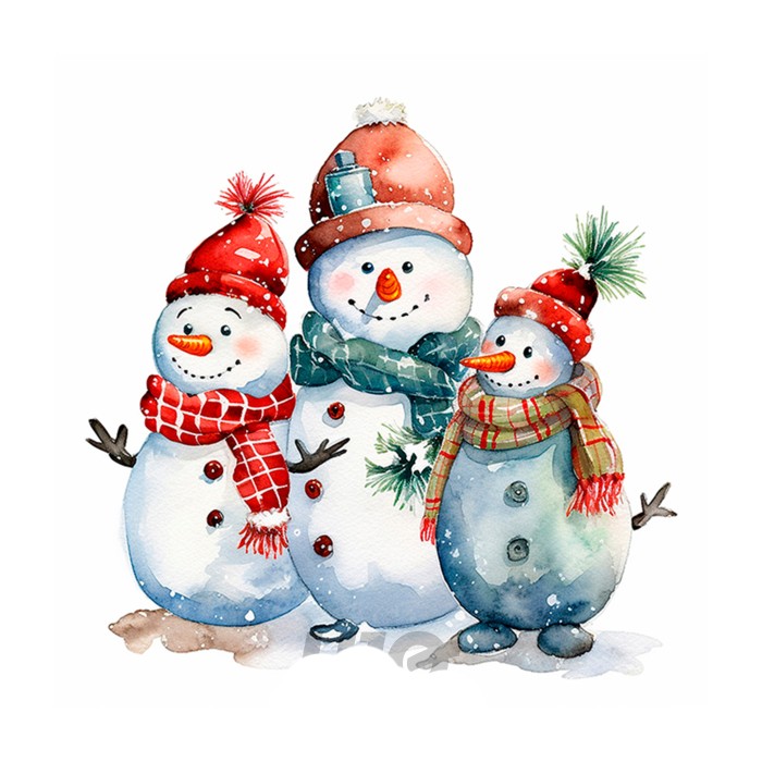 20 SERVILLETAS MUÑECOS DE NIEVE