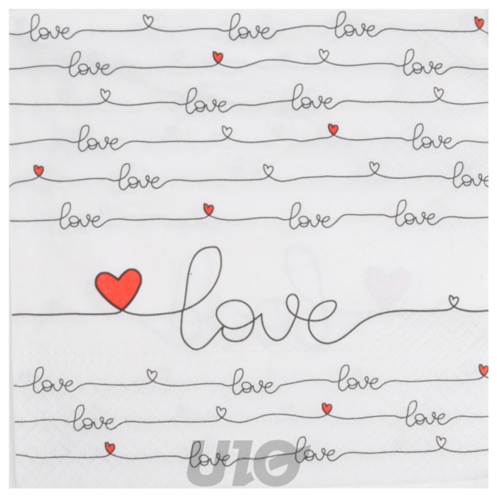 20 SERVILLETAS NEW LOVE