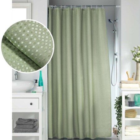 CORTINA JACQUARD SALVIA VERDE 180X200CM