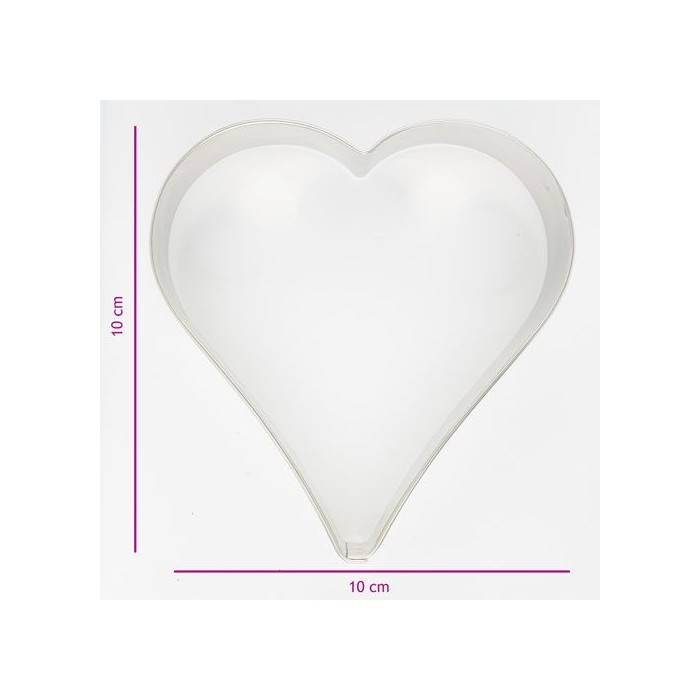 CORTADOR CORAZON 10CM PARA GALLETAS