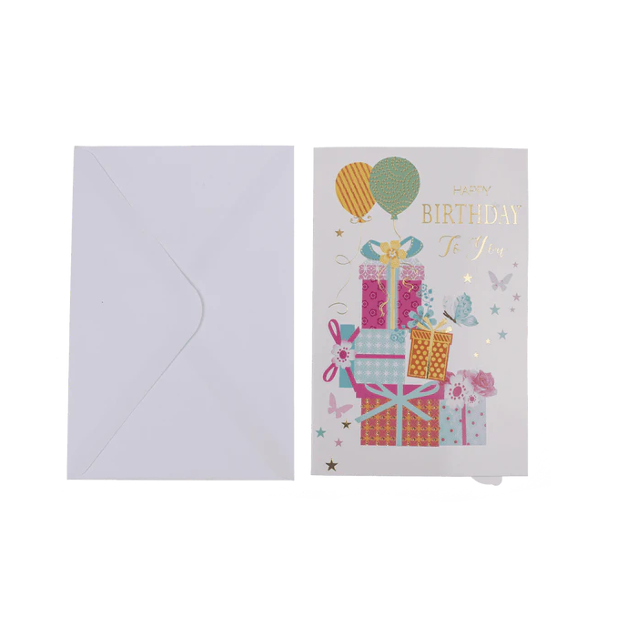 Tarjeta 17x11,5cm Happy Birthday