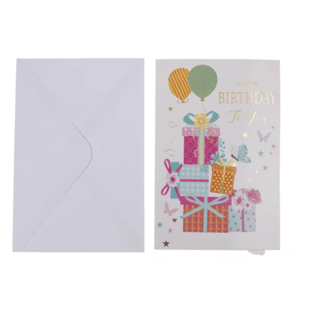 Tarjeta 17x11,5cm Happy Birthday