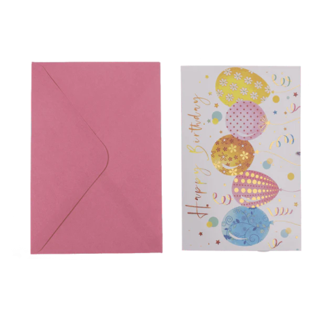 Tarjeta 17x11,5cm Happy Birthday