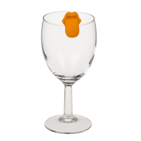 6 marcadores de copas lengua silicona