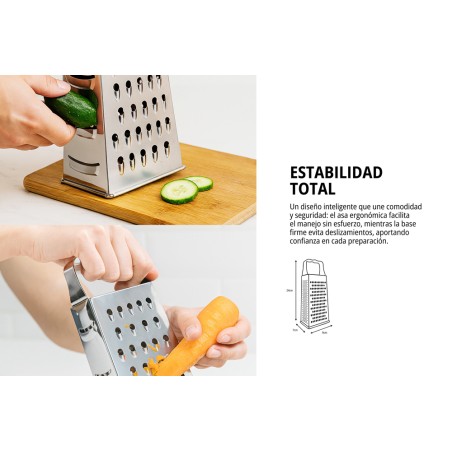 RALLADOR 4 LADOS 24CM