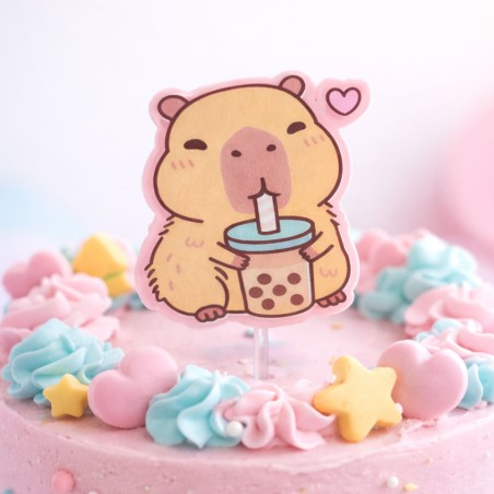 Topper Capibara 8*10 cm