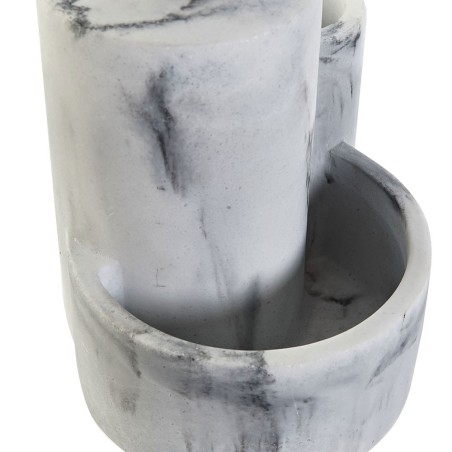 DOSIFICADOR ESTROPAJERO RESINA EFECTO MARMOLADO CON CEPILLO