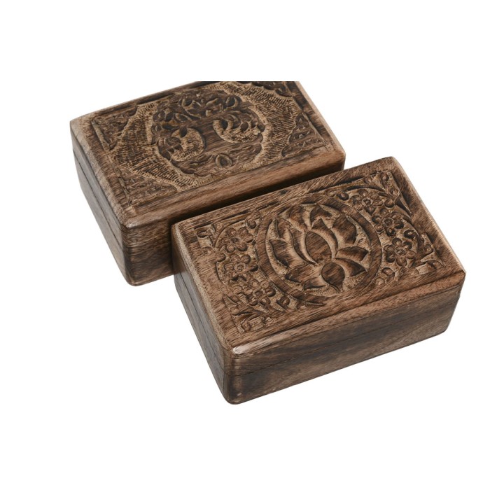 CAJA GRANDE MADERA MANGO ARBOL DE LA VIDA 