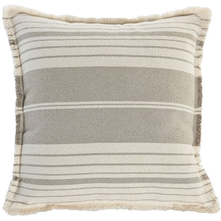 COJIN BEIG RAYAS CON FLECOS 45X45X8XCM 420g