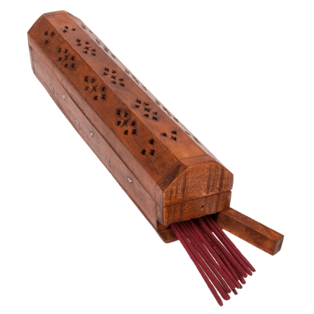 CAJA MADERA PARA INCIENSO 30X5 CM