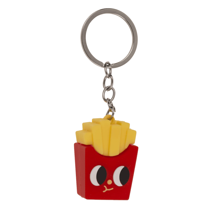 LLAVERO COMIDA RÁPIDA METÁLICO