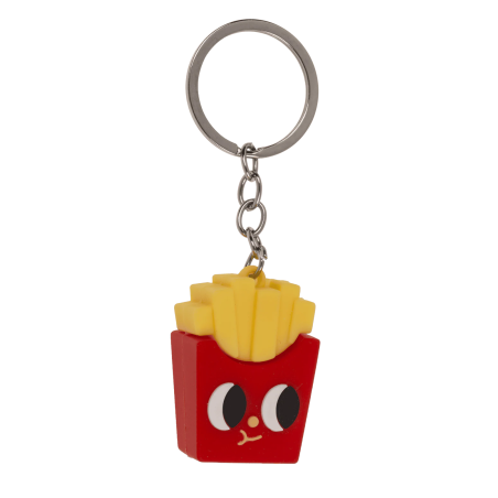LLAVERO COMIDA RÁPIDA METÁLICO