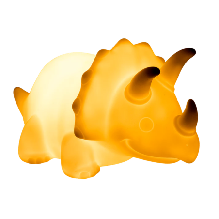 DINOSAURIO CON LED 16.5X13 CM