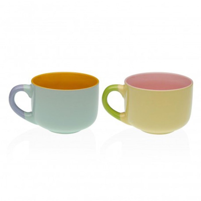 TAZA JUMBO 450ML COLOR PASTEL 