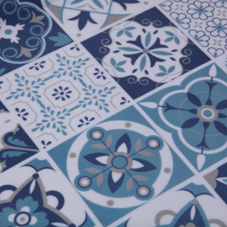 BANDEJA AZUL AZULEJOS 46X31X3CM