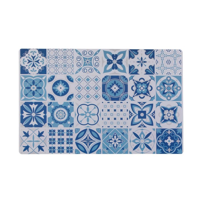 MANTEL INDIVIDUAL AZUL AZULEJOS 43X28
