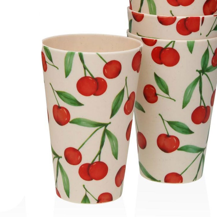 VASO CEREZAS 380 ML POLIPROPILENO 