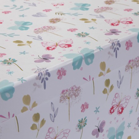 Caja 1/10Mariposas y Flores 19 × 13 × 7,5 cm 