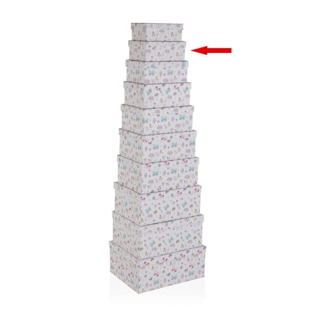 Caja 2/10 Mariposas y Flores 21 × 15 × 8,5 cm