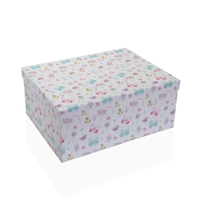 Caja 3/10 Mariposas y Flores 23 × 16,5 × 9,5 cm