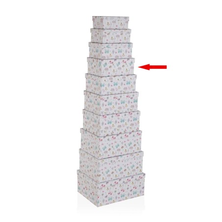 Caja 4/10 Mariposas y Flores 25 × 18 × 10,5 cm