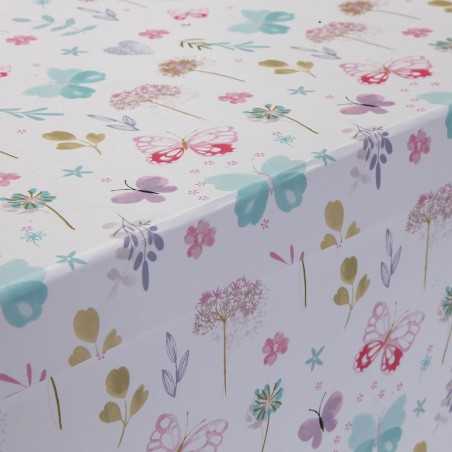 Caja 7/10 Mariposas y Flores 31,5 × 23 × 13,5 cm