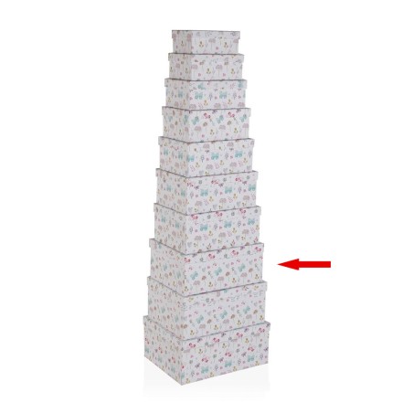 Caja 8/10 Mariposas y Flores 33 × 25,5 × 14,5 cm