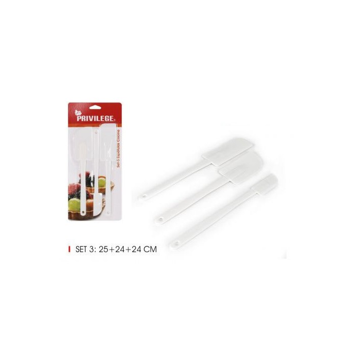 SET 3 ESPATULAS COCINA PLÁSTICO