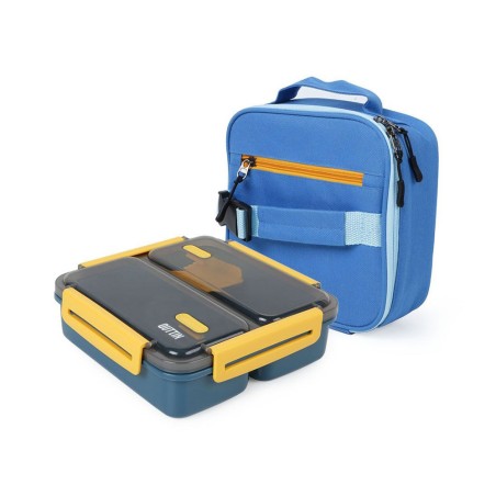 BOLSA TERMICA CON FIAMBRERA 1100ML -AZUL O VERDE