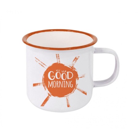TAZA ESMALTADA GOOD MORNING