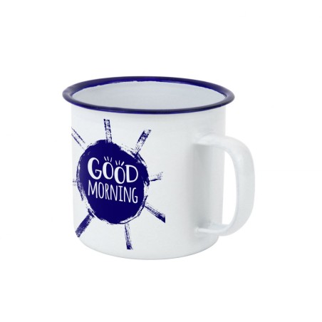TAZA ESMALTADA GOOD MORNING