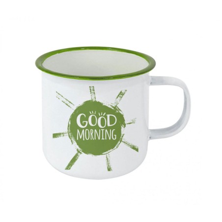 TAZA ESMALTADA GOOD MORNING