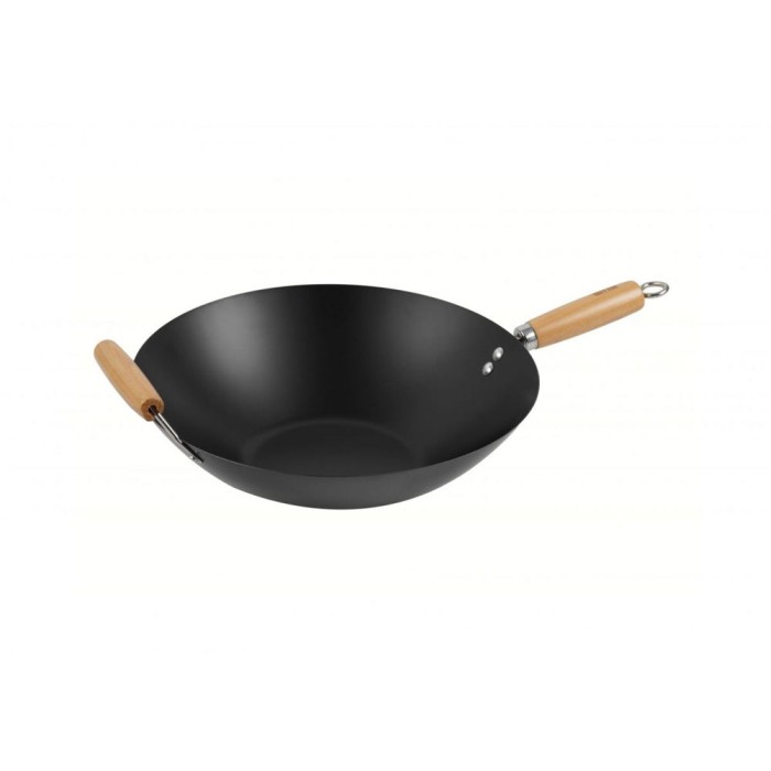 WOK 35CM CON MANGO MADERA 