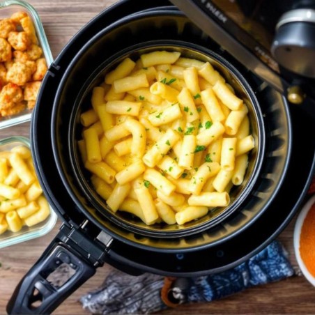 MOLDE AIRFRYER VIDRIO REDONDO 19.5CM 