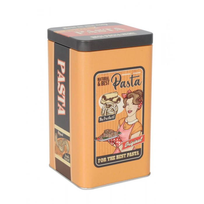 BOTE PARA PASTA 10X10X17.5 CM METAL