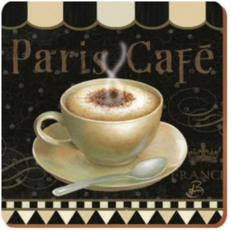 6 POSAVASOS PARIS CAFE